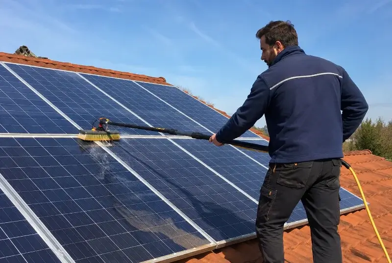 Nettoyage et entretien de panneaux solaires à Lasbordes